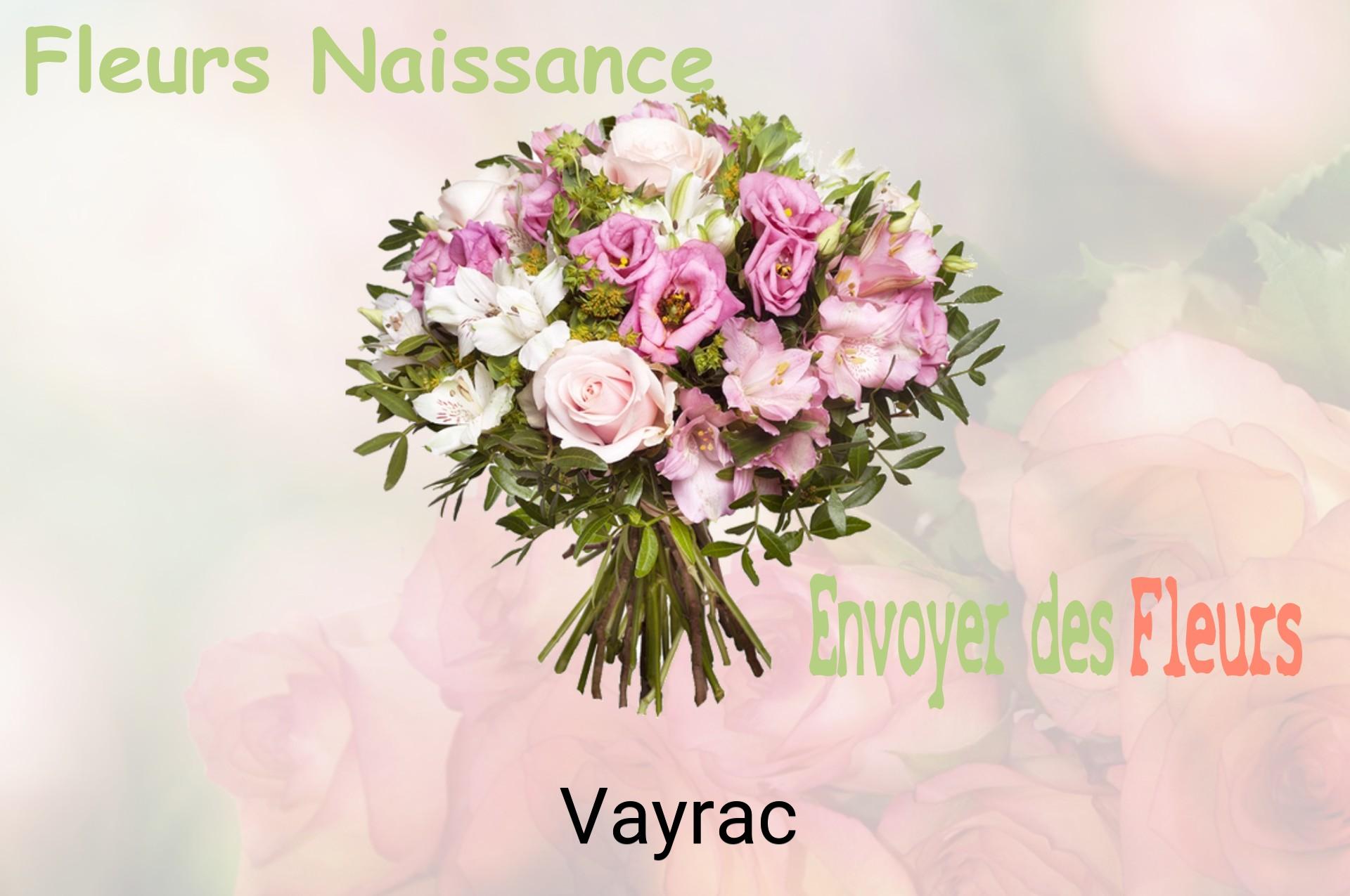Bouquet de fleurs de naissance livré à Vayrac
